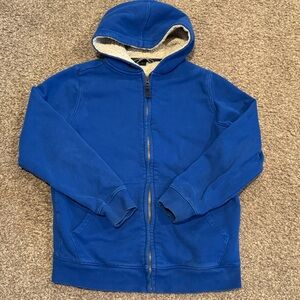 Kids Lands End Heavy Zip Up Hoodie WARM!!